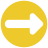 infographic style thick long right arrow icon