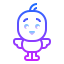 gradient style 병아리 icon