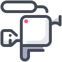 pastel color style camcorder icon