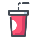 pastel color style limonade icon