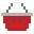 color pixels style shopping basket icon