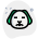 Sad face puppy with eyes closed emoji icon