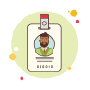 bubbles style id business man with beard icon