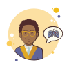 bubbles style 게이머 icon