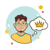 Man With Crown icon