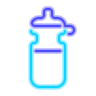neon style sport bottle icon