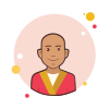 bubbles style man in red jacket icon