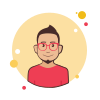 bubbles style mann im roten hemd icon