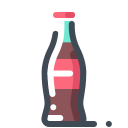 pastel color style cola icon