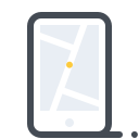 Táxi no mapa icon