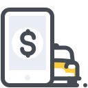 Мобильный платеж за такси icon