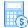 blue ui style estimate icon
