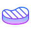 gradient style steak icon