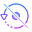 gradient style no rotation icon