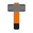 color style sledgehammer icon