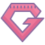 cute color style 红宝石宝石 icon