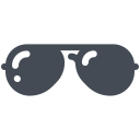 pastel color style sun glasses icon
