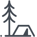 Tenda nella foresta icon