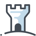 pastel color style 탑 icon