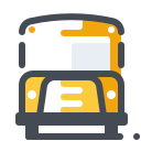 Traditional School Bus icon