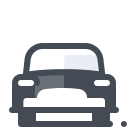 pastel color style limousine icon