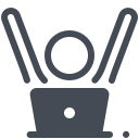 pastel color style completed task icon