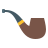 color style smoking pipe icon