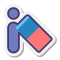 stickers style 구멍 펀치 제거 icon