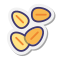 stickers style rolled oats icon