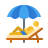 日光浴 icon