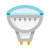 LED lamp icon