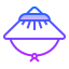 gradient style asian hat icon