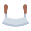 mezzaluna knife icon