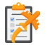 lista di controllo del volo icon