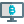 Bitcoin mining and statics on a desktop computer icon