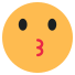 kiss emoji icon