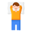 lying down icon