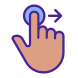 Move To Right Gesture icon