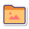stickers style 사진 폴더 icon