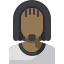 Dreadlocks externos-negros-pessoas-avatar-flat-berkahicon icon