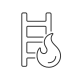fire escape ladder icon