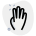 внешний-жест-четырьмя-пальцами-в-политической-кампании-с-тыльной-рукой-голосует-зеленый-tal-revivo icon