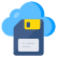 Cloud Floppy icon