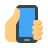 Hand-mit-Smartphone icon
