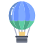 hot air balloon icon