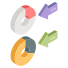 graphique circulaire icon