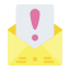 Warning Email icon