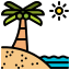 coconut tree icon