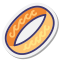stickers style one ring icon