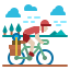 cyclist icon